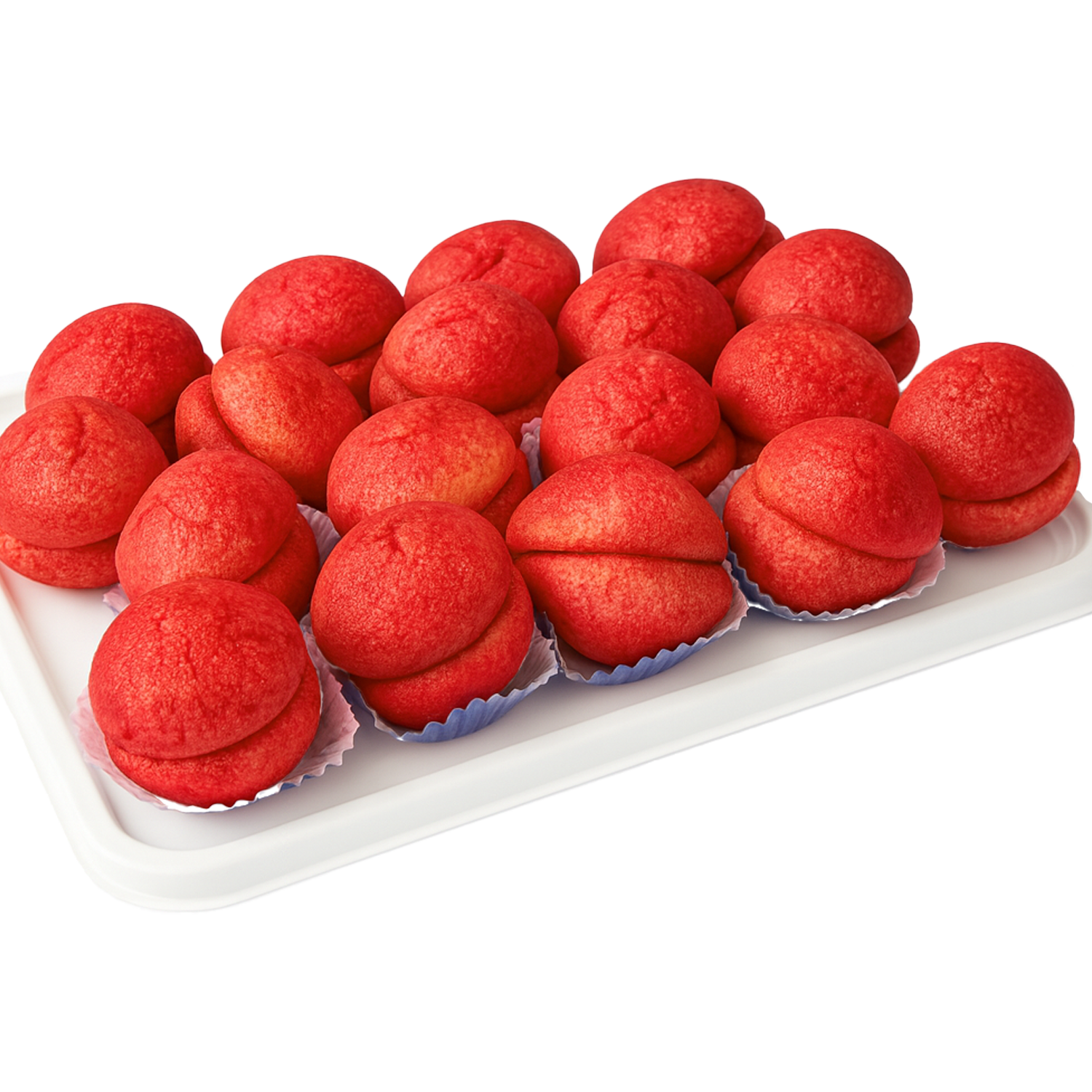 Gebäck "Persik" mit gezuckerter Kondensmilch